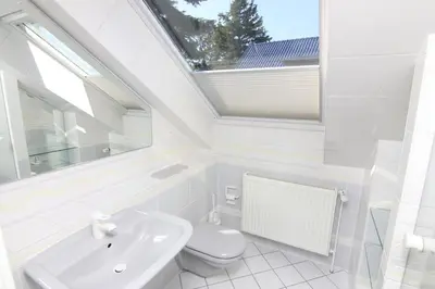 Ein Badezimmer in der Unterkunft Haus Badezeit