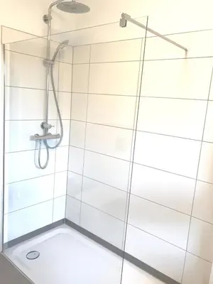 Ein Badezimmer in der Unterkunft Haus Badezeit