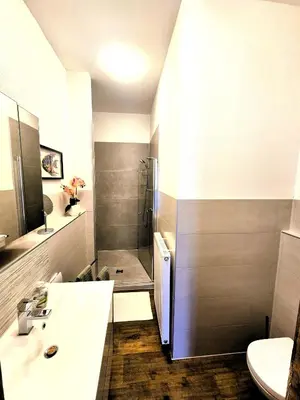 Ein Badezimmer in der Unterkunft #LübEck