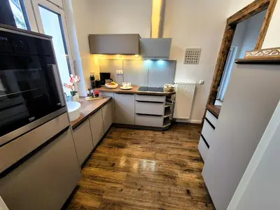 Küche/Küchenzeile in der Unterkunft #LübEck