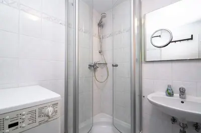 Ein Badezimmer in der Unterkunft Schaumkrone