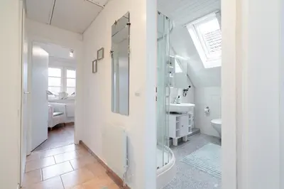 Ein Badezimmer in der Unterkunft Ferienhaus Seeweg Wohnung 2