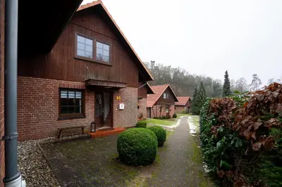 Das Gebäude in dem sich die Ferienwohnung befindet