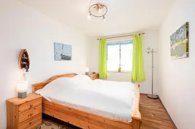 Ein Bett oder Betten in einem Zimmer der Unterkunft Domizil Strandburg App 7