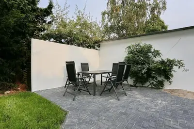 Ein Garten an der Unterkunft Das Ostseehus