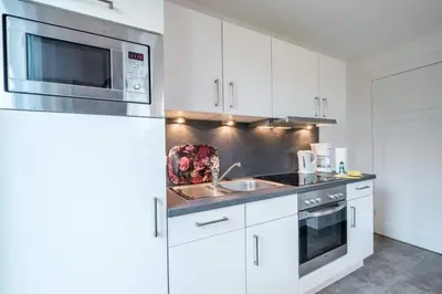 Küche/Küchenzeile in der Unterkunft Das Ostseehus