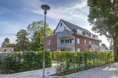 Das Gebäude in dem sich die Ferienwohnung befindet