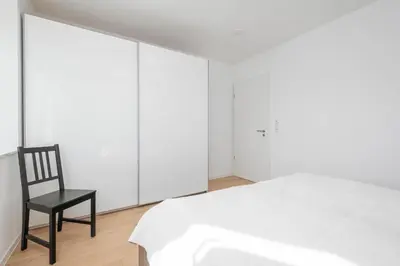 Ein Bett oder Betten in einem Zimmer der Unterkunft Seestern