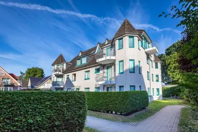 Das Gebäude in dem sich die Ferienwohnung befindet