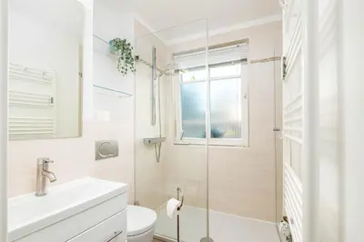 Ein Badezimmer in der Unterkunft Weedkroog 13, App 11