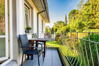 Ein Balkon oder eine Terrasse in der Unterkunft Weedkroog 13, App 11