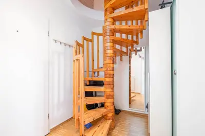Ein Etagenbett oder Etagenbetten in einem Zimmer der Unterkunft Weedkroog 13, App 11