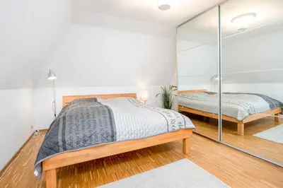Ein Bett oder Betten in einem Zimmer der Unterkunft Weedkroog 13, App 11