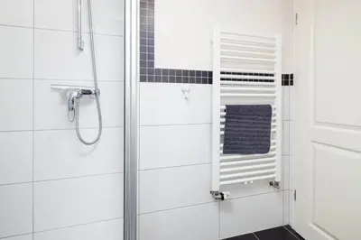 Ein Badezimmer in der Unterkunft Piratenkoje