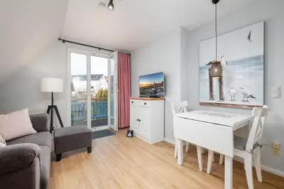Grundriss der Unterkunft Haus Schmökel, App Möwe