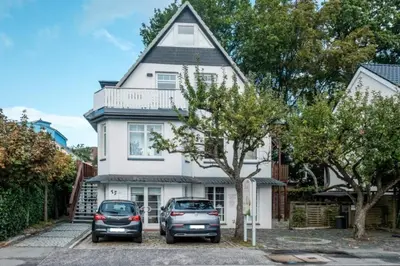 Das Gebäude in dem sich die Ferienwohnung befindet