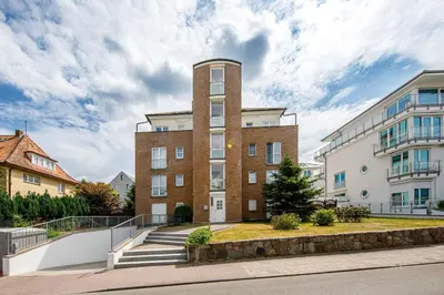 Das Gebäude in dem sich die Ferienwohnung befindet