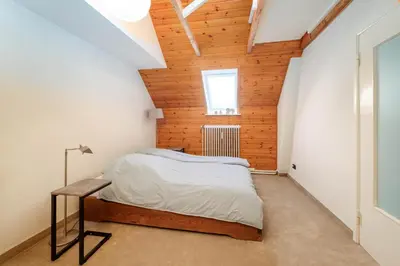 Ein Bett oder Betten in einem Zimmer der Unterkunft Ferienhaus 