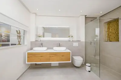 Ein Badezimmer in der Unterkunft SunSide Apartment #5