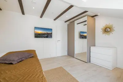 Ein Bett oder Betten in einem Zimmer der Unterkunft SunSide Apartment #5