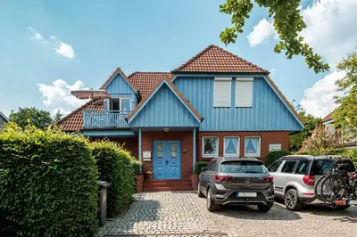 Das Gebäude in dem sich die Ferienwohnung befindet