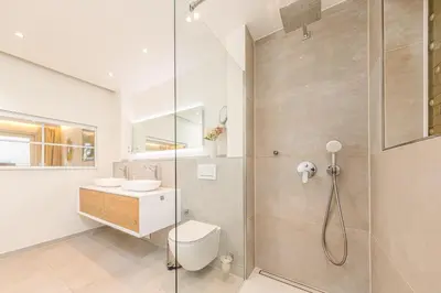 Ein Badezimmer in der Unterkunft SunSide Apartment #4