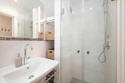 Ein Badezimmer in der Unterkunft Seeschwalbennest