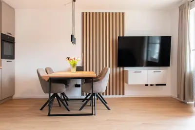 TV/Unterhaltungsangebot in der Unterkunft Ferienwohnung Wohnung 19 - Scharbeutz