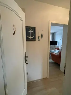 Ein Bett oder Betten in einem Zimmer der Unterkunft Ferienhaus Olschewski