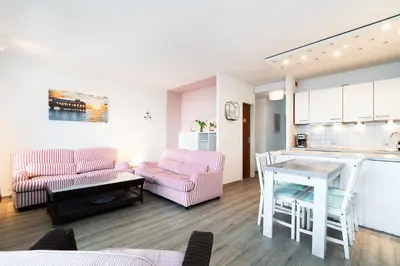 Küche/Küchenzeile in der Unterkunft Ferienpark Sierksdorf Appartement 129