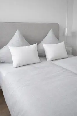 Ein Bett oder Betten in einem Zimmer der Unterkunft Stilvolles City Apartment in Lübeck