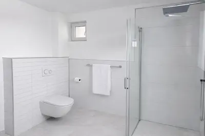 Ein Badezimmer in der Unterkunft Stilvolles City Apartment in Lübeck