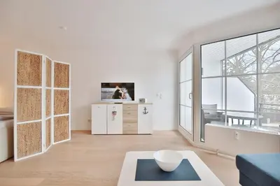 TV/Unterhaltungsangebot in der Unterkunft Modernes Strandhus Ostseeglück Appartement 303