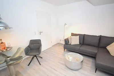 Ein Sitzbereich in der Unterkunft myOSTSEE Sailing Ferienwohnung