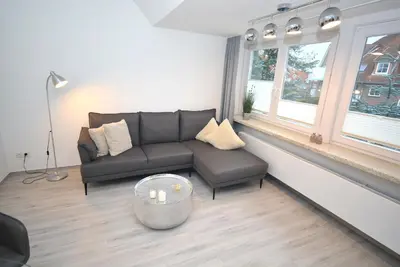 Ein Sitzbereich in der Unterkunft myOSTSEE Sailing Ferienwohnung