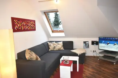 TV/Unterhaltungsangebot in der Unterkunft Ostseeallee 18 Ferienwohnung Muschelsucher