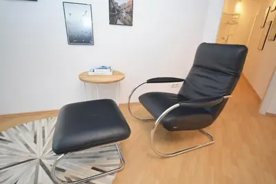 Ein Sitzbereich in der Unterkunft Modernes Wohlfühl-Appartement hochwertig & gepflegt