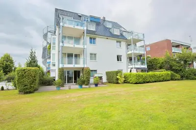 Das Gebäude in dem sich die Ferienwohnung befindet