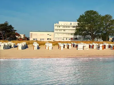 Ein Strand an oder in der Nähe der Ferienwohnung