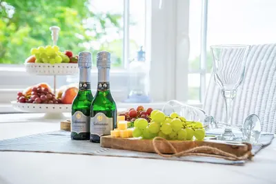 Essen in der Ferienwohnung oder in der Nähe