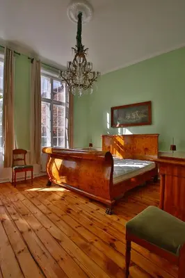 Ein Bett oder Betten in einem Zimmer der Unterkunft Ferienwohnung Coco