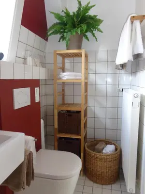 Ein Badezimmer in der Unterkunft Wohnen&Wellness Kurgartenstrasse