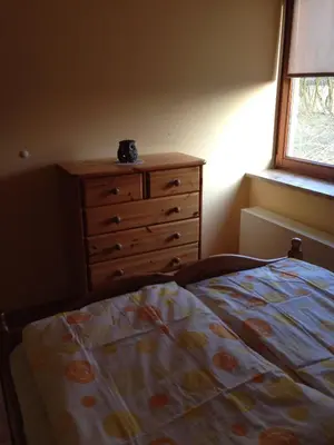 Ein Bett oder Betten in einem Zimmer der Unterkunft Hof Beuck
