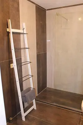 Ein Badezimmer in der Unterkunft Apartmentvermittlung Mehr als Meer - Objekt 73