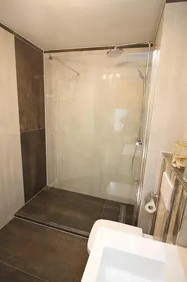 Ein Badezimmer in der Unterkunft Apartmentvermittlung Mehr als Meer - Objekt 73