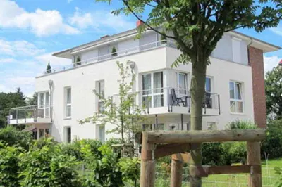 Das Gebäude in dem sich die Ferienwohnung befindet