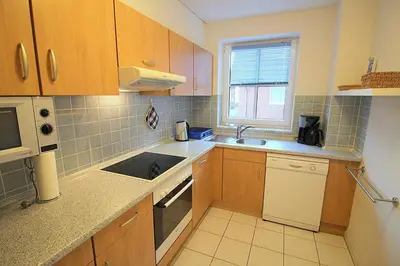 Küche/Küchenzeile in der Unterkunft Apartmentvermittlung Mehr als Meer - Objekt 60