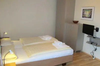 Ein Bett oder Betten in einem Zimmer der Unterkunft Apartmentvermittlung Mehr als Meer - Objekt 46