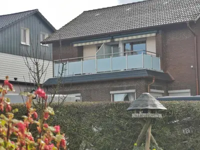 Das Gebäude in dem sich die Ferienwohnung befindet