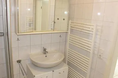 Ein Badezimmer in der Unterkunft Apartmentvermittlung Mehr als Meer - Objekt 18